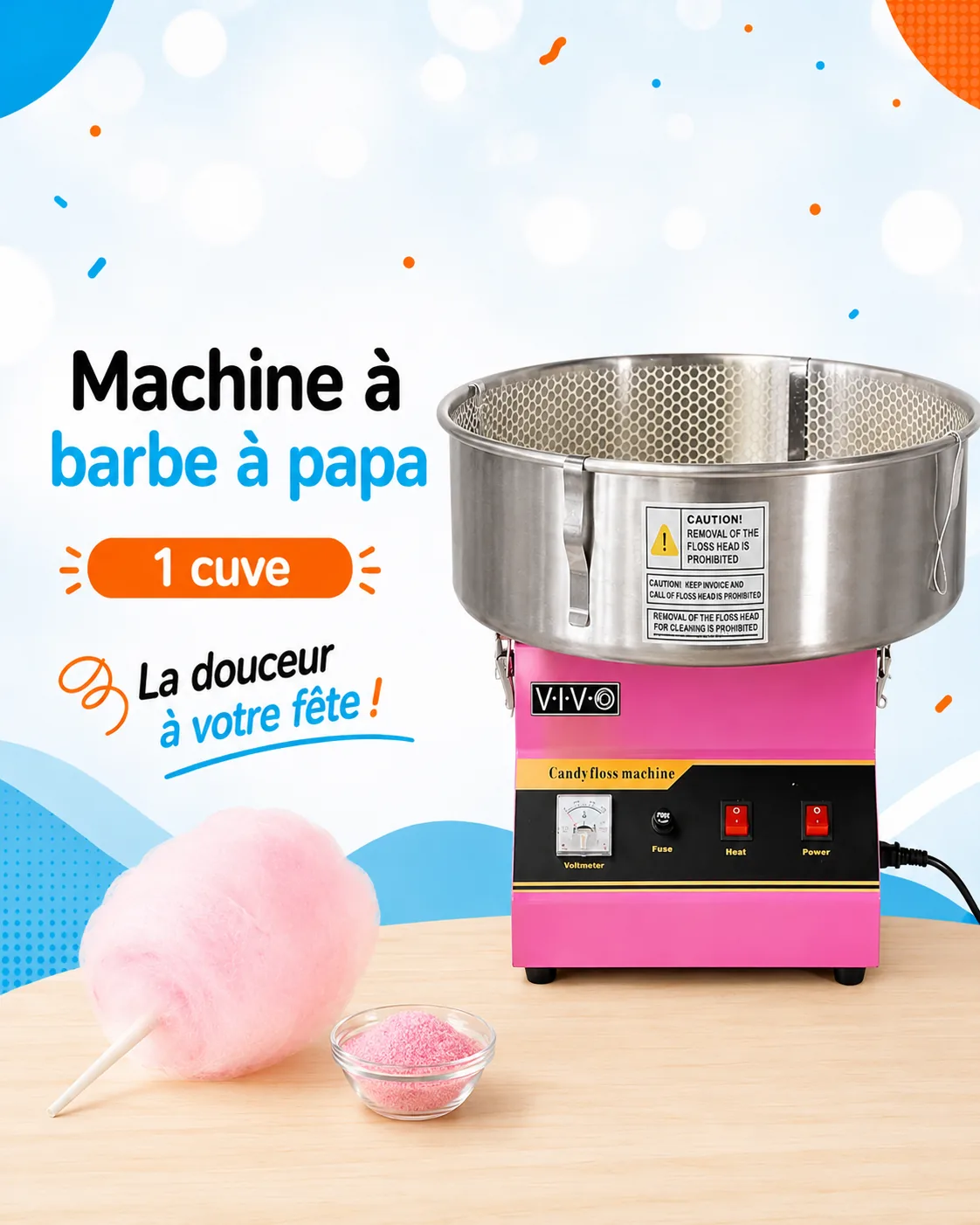 Machine à barbe à papa